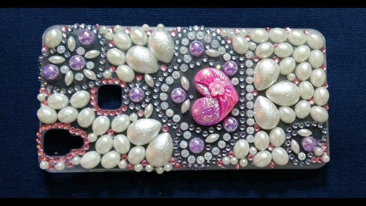 HOW TO MAKE. DECORATE MOBILE COVER  (DIY AT HOME #6) @ChannelFarzGallery