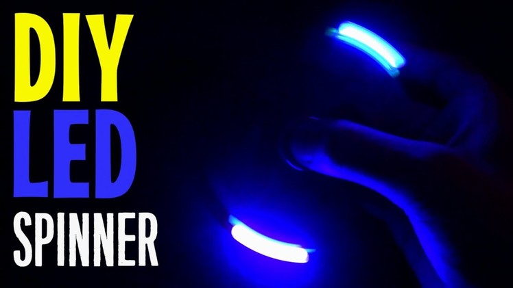How to make DIY LED Hand Fidget Spinner with Bank card