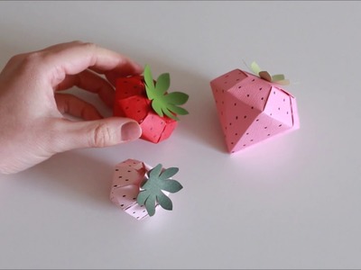 How to make: Paper Strawberry