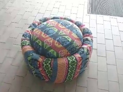 Life Hack | How To Make Sofa with Used Tire | DIY Tyre-Sofa
