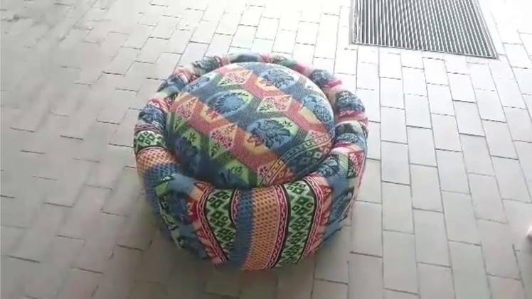 Life Hack | How To Make Sofa with Used Tire | DIY Tyre-Sofa