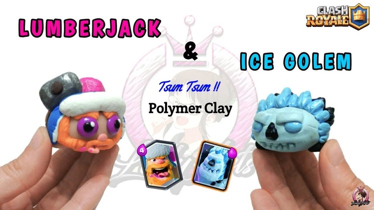 LumberJack & Ice Golem | Clash Royale | Polymer Clay Tutorial