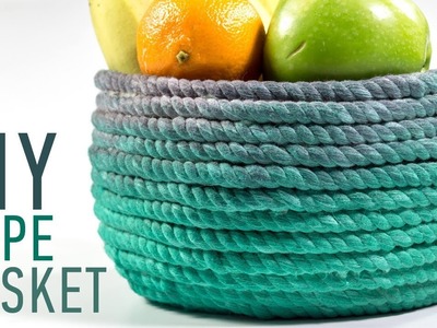 Make easy Rope Basket at Home: DIY Ideas for You | iDIYa #4