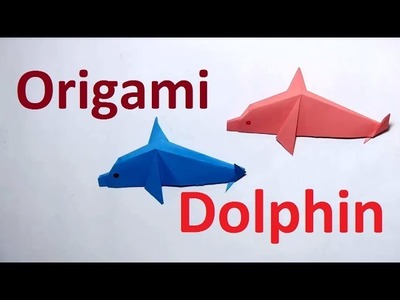 Origami Blue Dolphin:Easy Paper Dolphin Making Training ||Origami Folding Dolphin Simpley Way