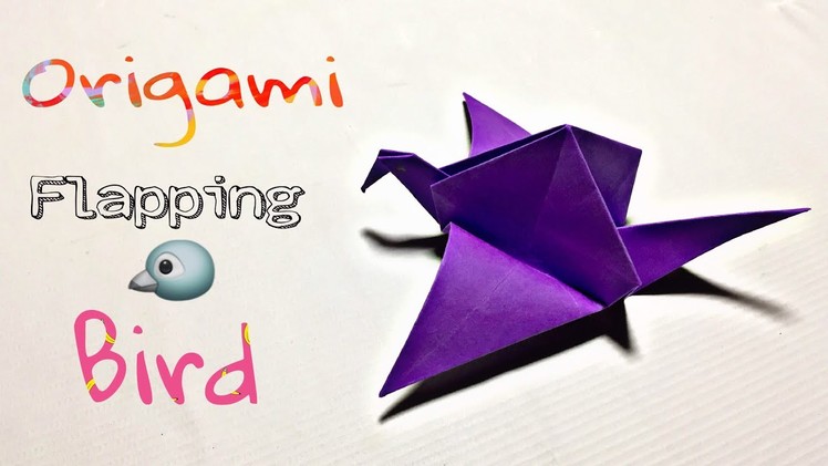 Origami flapping bird || very easy and simple || paper bird. !!!