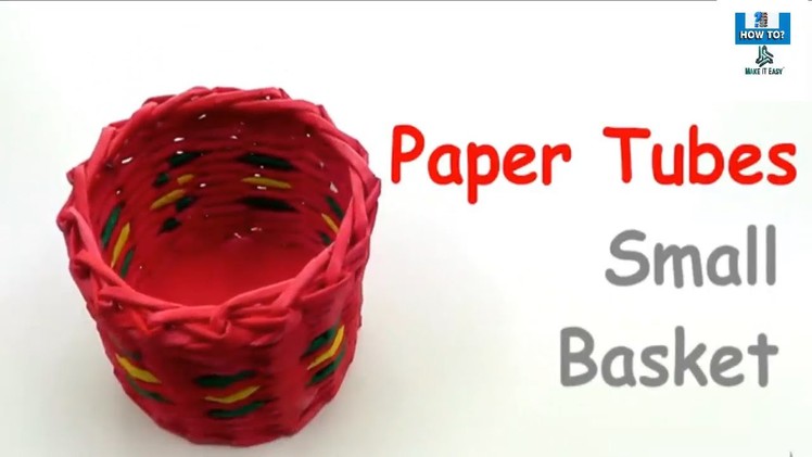 Paper Basket Making At Home