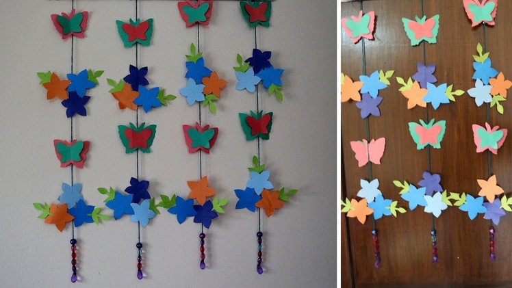 Paper Butterflies For Your Wall Decoration | How to make beautiful Wall hanging | Easy Paper Crafts