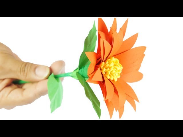 Paper Flower easy tCraft