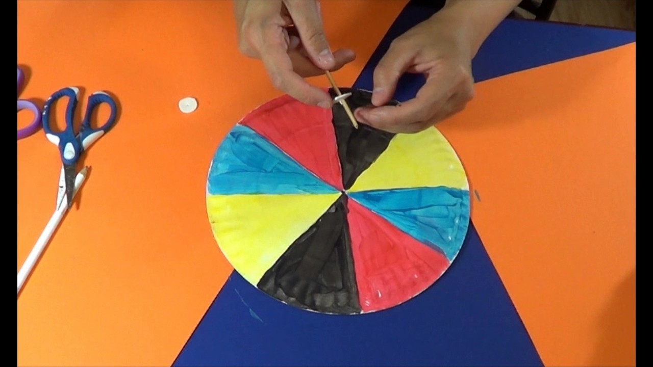 Paper Plate Spinning Wheel