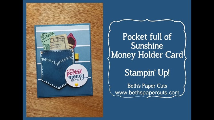 Pocket full of Sunshine ~ Beth's Paper Cuts