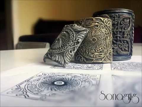Polymer Clay Tutorial''Sona Tiles'' or ''Sona Style Filigree'' , Full WIP