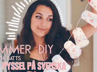 Summer DIY | Cups and Papier-Maché Light string! (SVENSKA PYSSEL, PYSSEL SYSTRARNA)