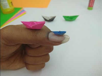 TINY traditional method ORIGAMI PAPER BOAT