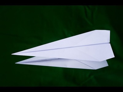 Tutorial to fold a perfect Classic Dart or Paper Arrow (modified), basic aerogami