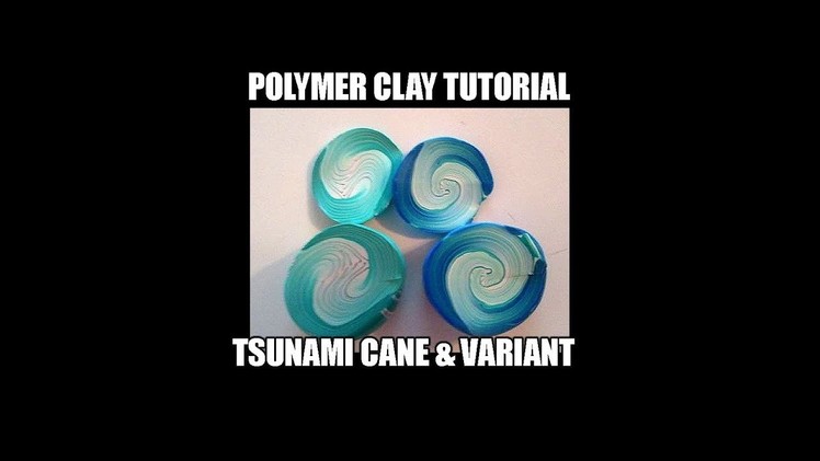 095-Polymer clay tutorial - tsunami cane and variant