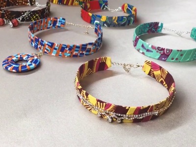 African print handmade jewelry