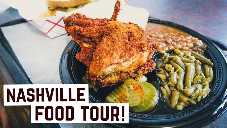 American Food - Delicious HOT CHICKEN and DIY Pancakes in Nashville, TN!