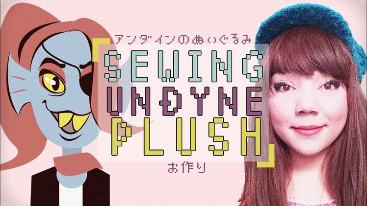 ANIME'S REAL, RIGHT? | Sewing Undyne Plushie (UNDERTALE) (+Music)