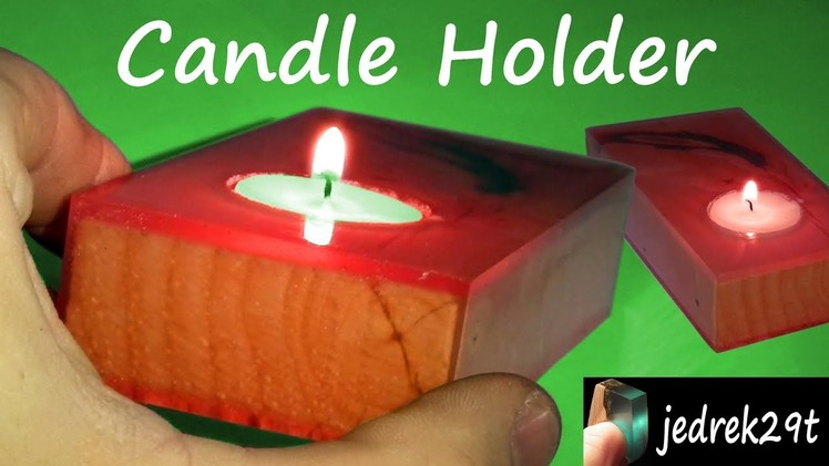 Candle Holder Resin. DIY !!!