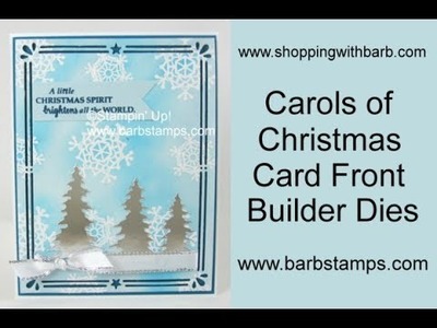 Carols of Christmas Bundle Card Front Builder Thinlits Stampin' Up!