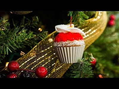 Christmas Keepsake Ornament Reveal - Candied Christmas Rose Christmas Cupcakes Ornament