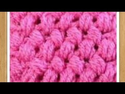 Crochet bubble  stitch