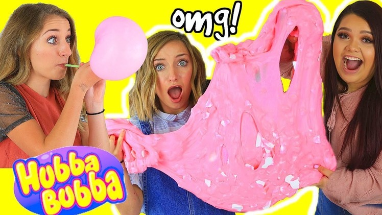 DIY Giant Bubble Gum Slime! ft. Brooklyn & Bailey!