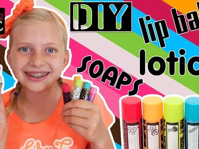 DIY Lip Balm, Lotion & Sparkly Soap!