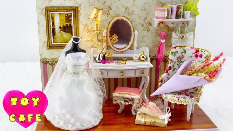 DIY Miniature Dollhouse Kit With Working Lights "Love Forever"