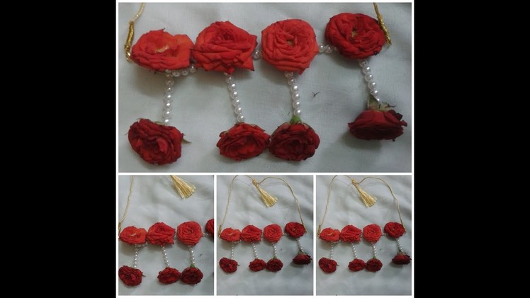 DIY real  Flowers Jewelry For Brides l