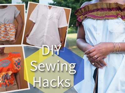 DIY SEWING HACKS | REFASHION BASICS TO STYLISH CLOTHING | KIM DAVE