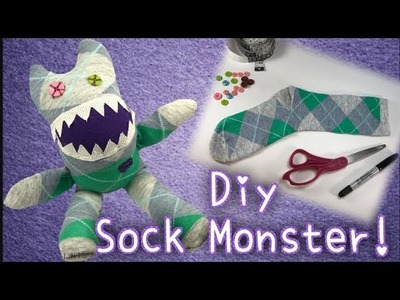 DIY Sock Monster Plushie!