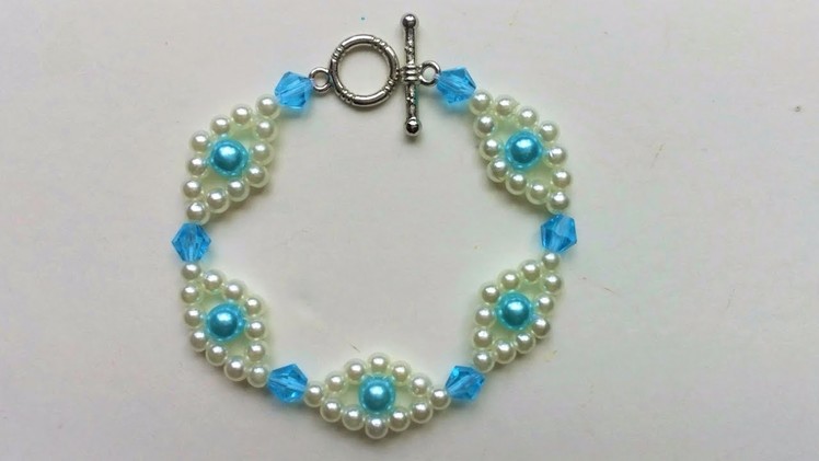 Easy jewelry making instructions to make your very own beautiful homemade bracelet.