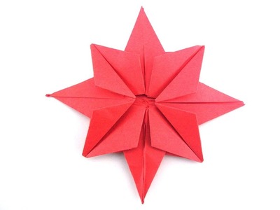 Easy Origami: Christmas Star | 90 Seconds of Origami