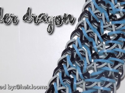 Elder Dragon Bracelet || Hook Only Rainbow Loom Tutorial || Designed by: @heir.looms