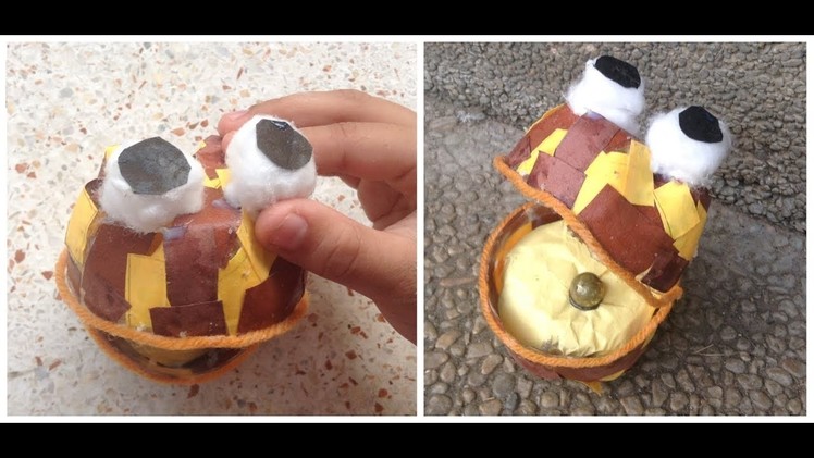 Empty Bottle Oyster - Art & Craft Idea For Kids
