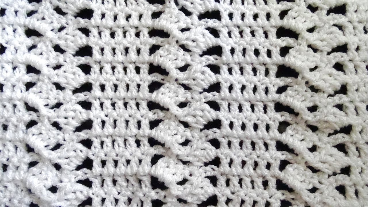 Fancy Blocks Crochet Stitch - Right Handed Crochet Tutorial