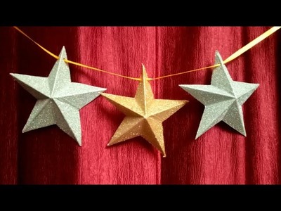 Five pointed Glittering Christmas Star ????????