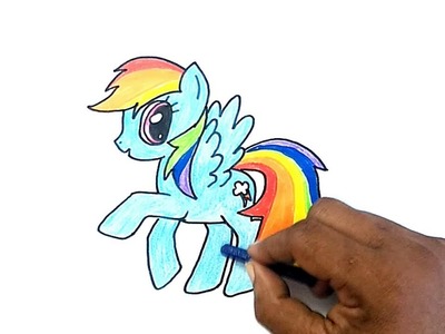 How to Draw Rainbow Dash from My Little Pony