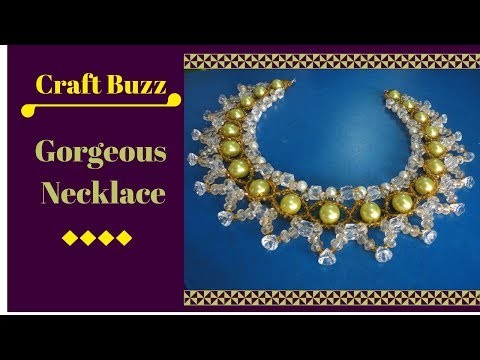# How to make beaded jewelry video tutorial #  Gorgeous Necklace