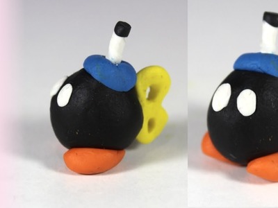 How to Make Bob Bomb Polymer Clay Tutorial Super Mario Play Doh Bob Bomb Clay Tutorial