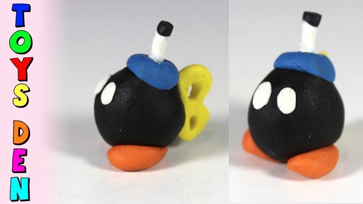 How to Make Bob Bomb Polymer Clay Tutorial Super Mario Play Doh Bob Bomb Clay Tutorial