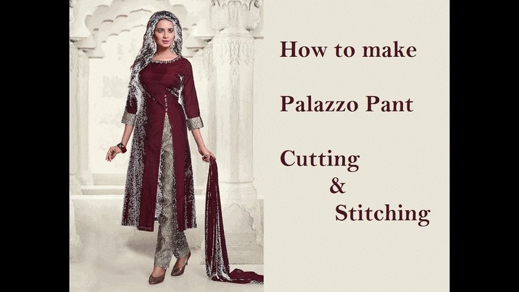 How to make palazzo pant (Full Tutorial) Part 2 | sewing tutorials | tailoring ladies