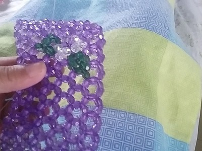 How to put Embossed Leaf and Flowers on Bead Coinpurse