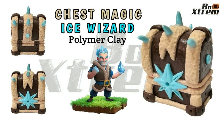 ICE WIZARD CHEST MAGIC | Clash Royale | Polymer Clay Tutorial