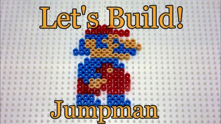 Let's Build Jumpman From Donkey Kong In Perler Beads
