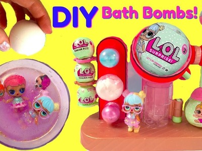 LOL Surprise Doll Babies FIZZ FACTORY Make Your Own DIY Fizzy Bath Bombs | Fizzy Toy Show