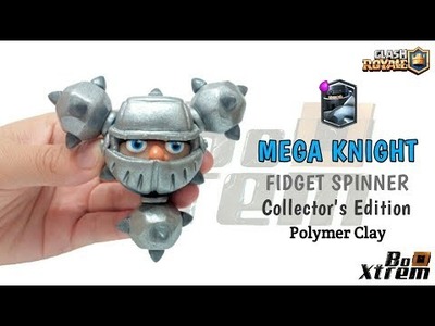 MEGA KNIGHT FIDGET SPINNER | Clash Royale | Polymer Clay Tutorial