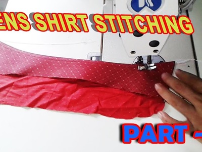►Mens Shirt Stitching 2nd part | Gents Shirt Sewing | শার্ট সেলাই ২য় অংশ | OBSESS Tailors