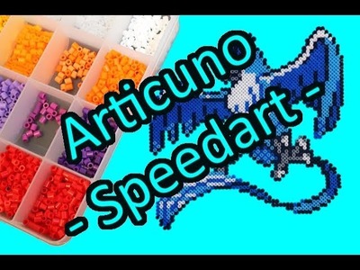 Pokemon Articuno perler beads speed art